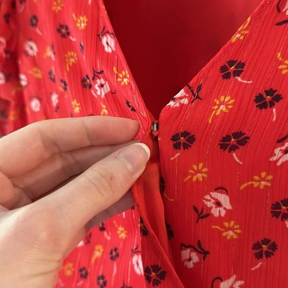 Madewell red top - Picture 4 of 5